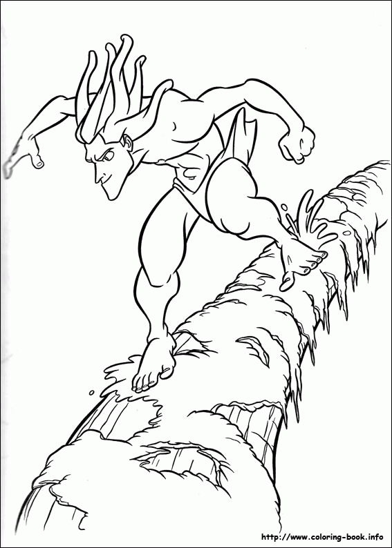 Tarzan kolorowanki